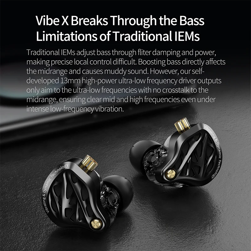Wellness X - KZ Vibe X Earphone Low Frequency